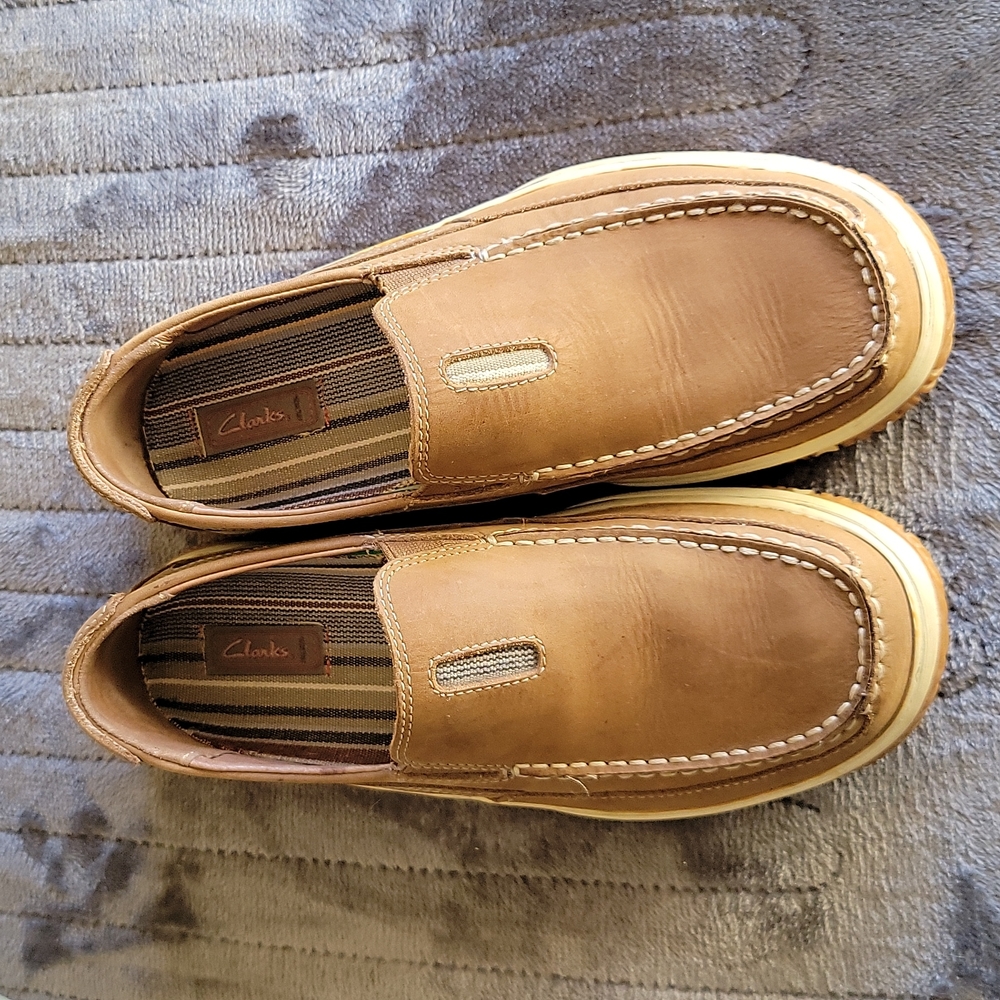 Clark's Leather Slip On